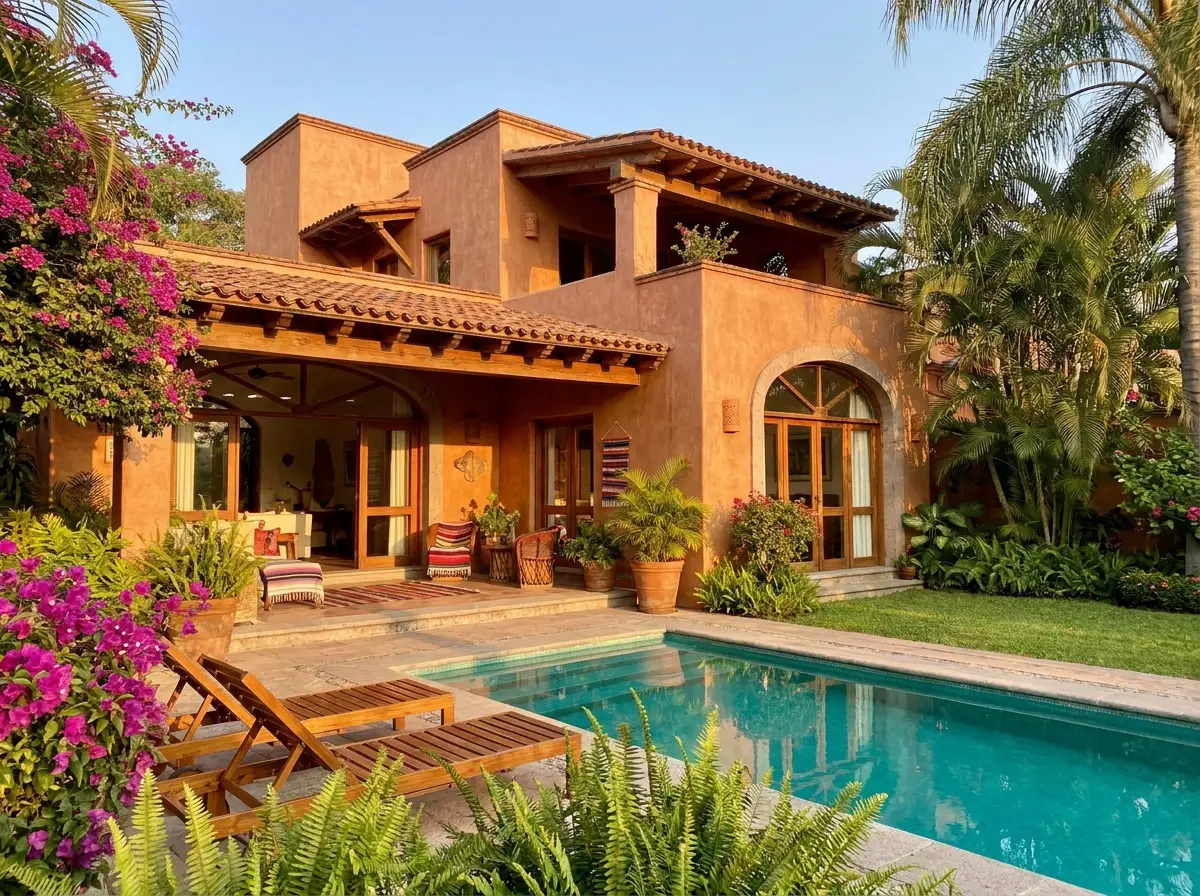 Casa vacacional con alberca administrada por Casas Cuernavaca