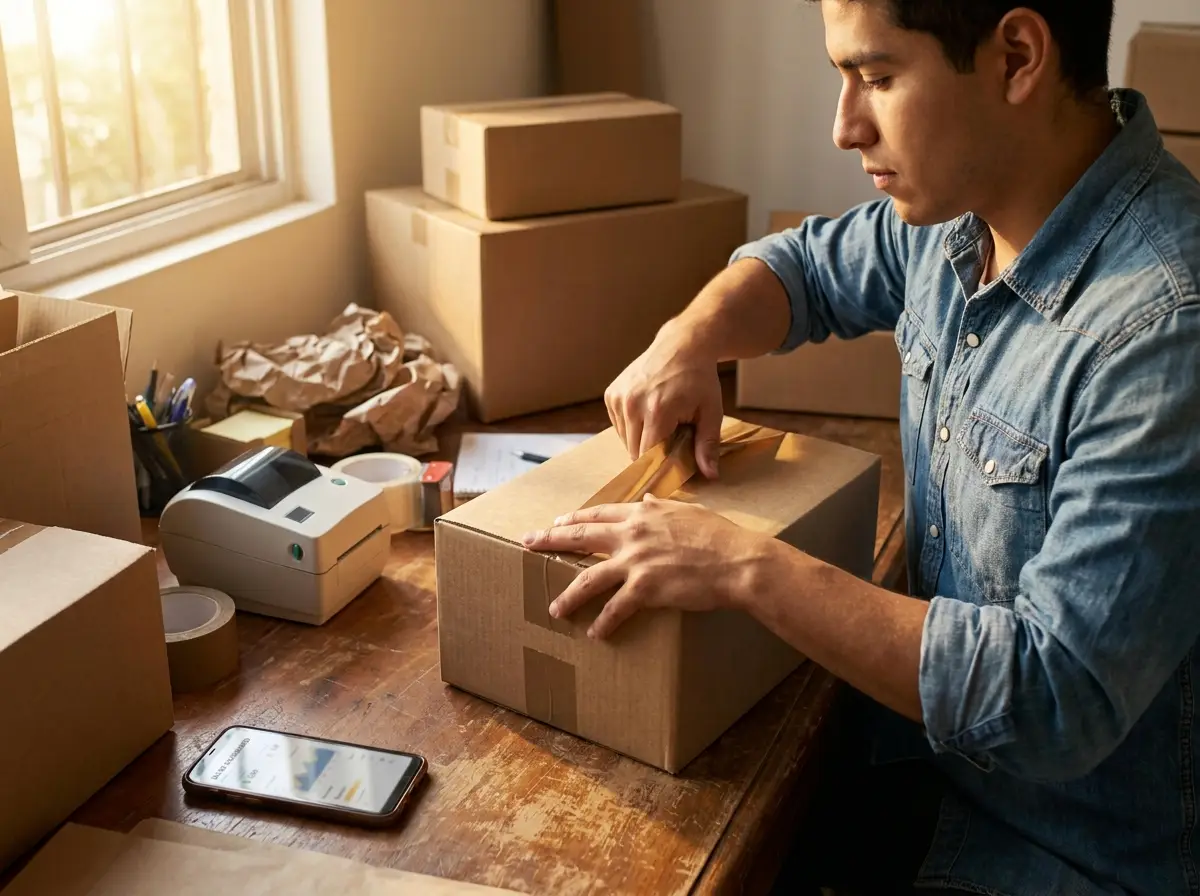 Operación de ecommerce: empaque de pedidos